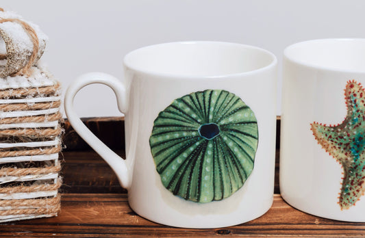 Sea Urchin Fine Bone China Mug