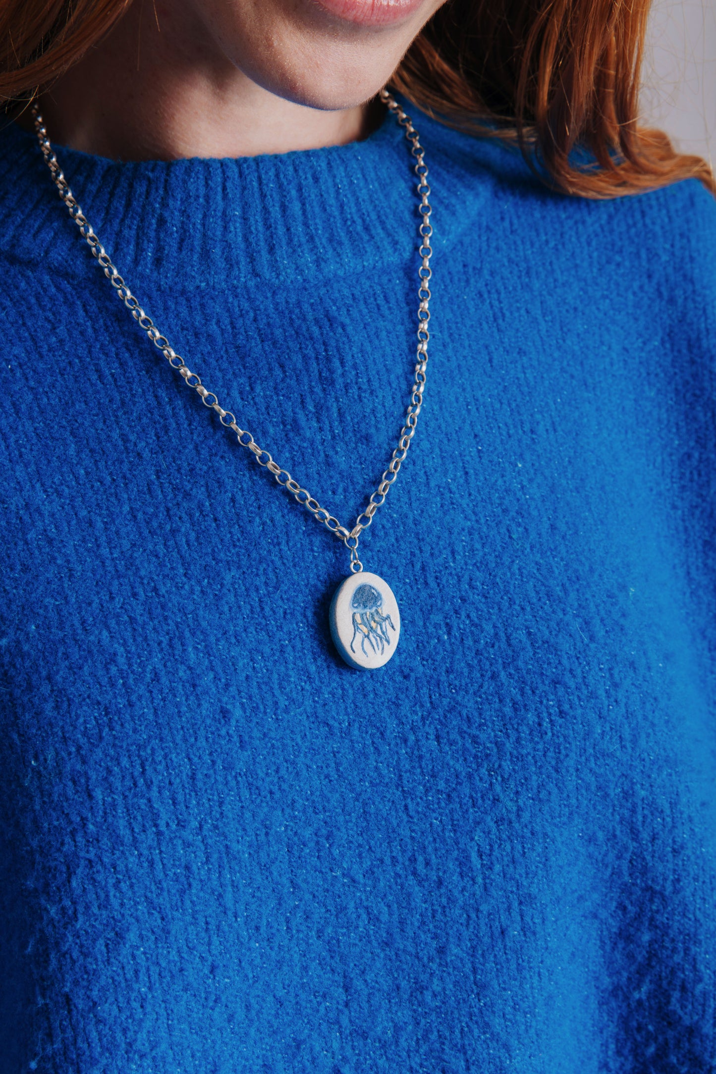 Lobster Hand Painted Pendant
