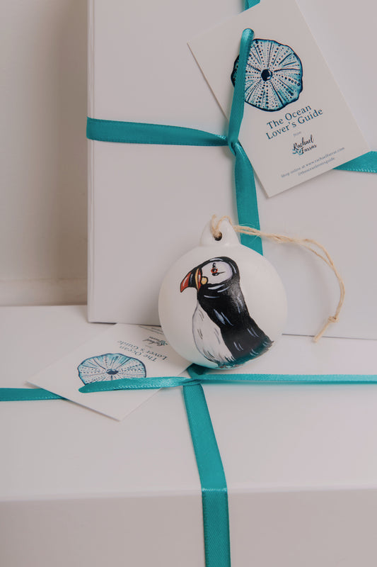 Puffin Hand Painted Bauble