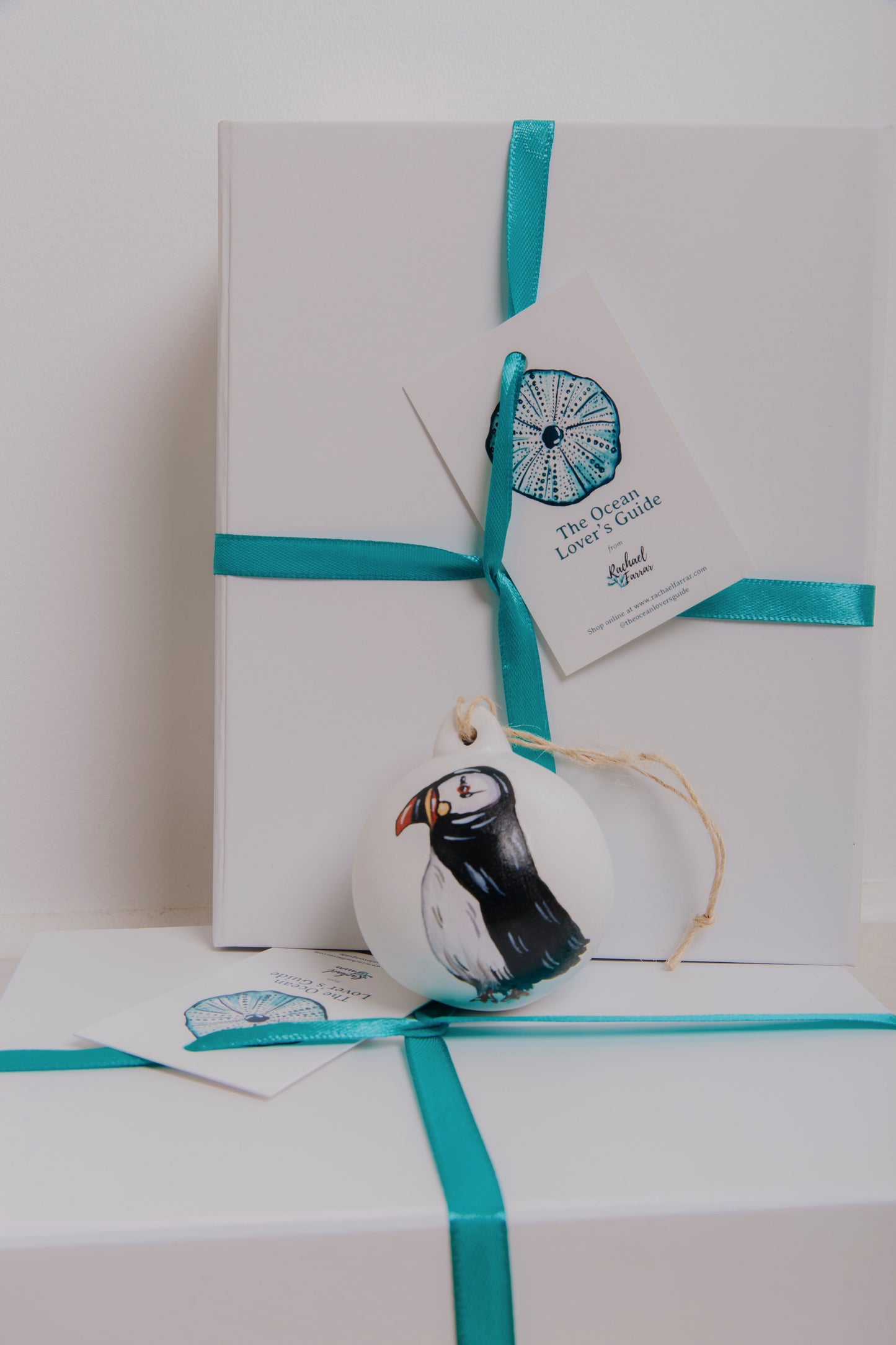 Puffin Hand Painted Bauble