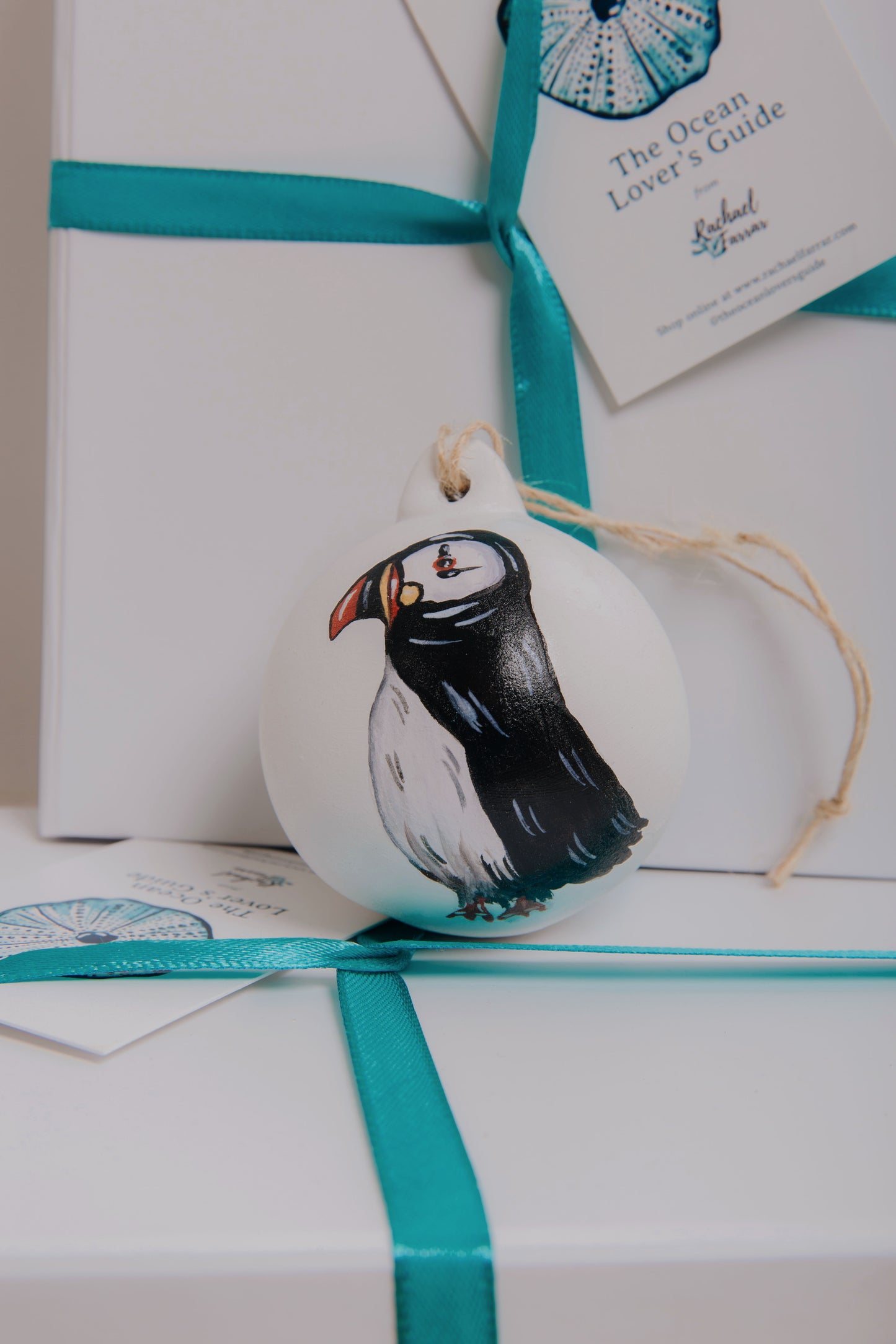 Puffin Hand Painted Bauble