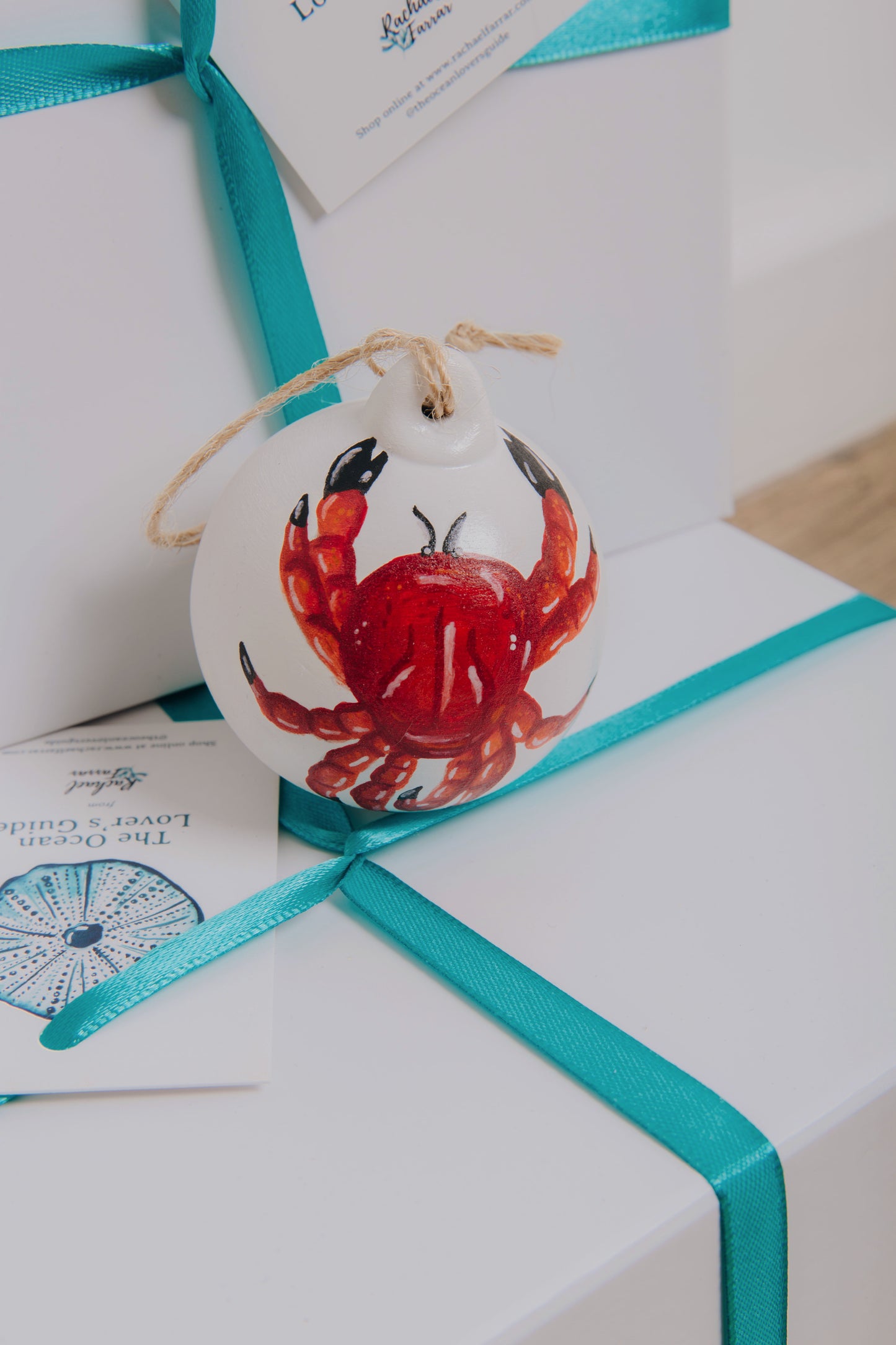 Red Crab Hand Painted Bauble