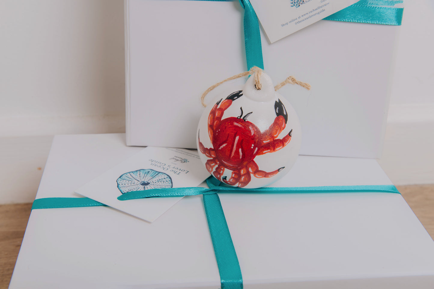 Red Crab Hand Painted Bauble