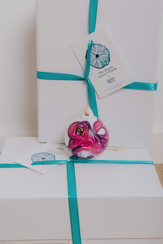 Octopus Hand Painted Bauble