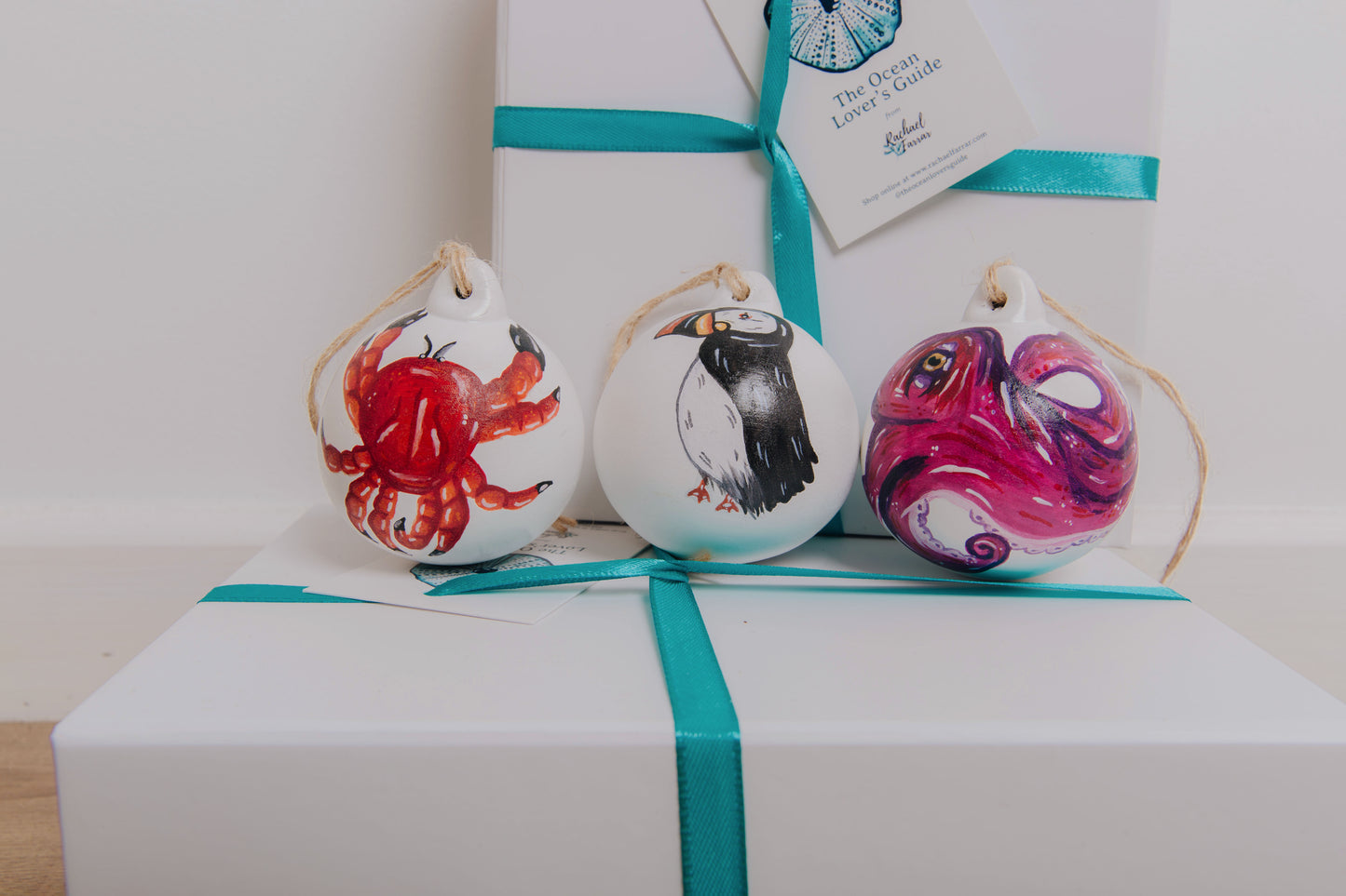 Puffin Hand Painted Bauble