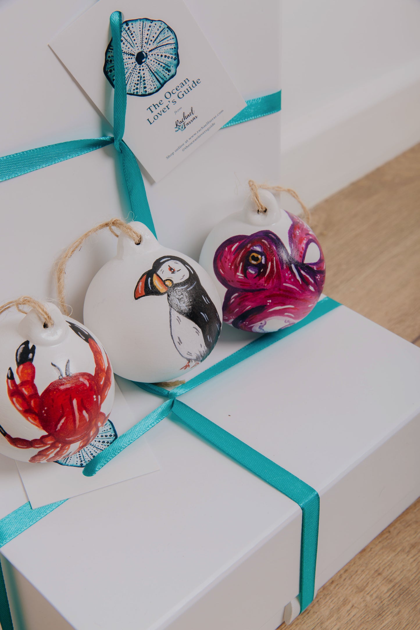 Puffin Hand Painted Bauble