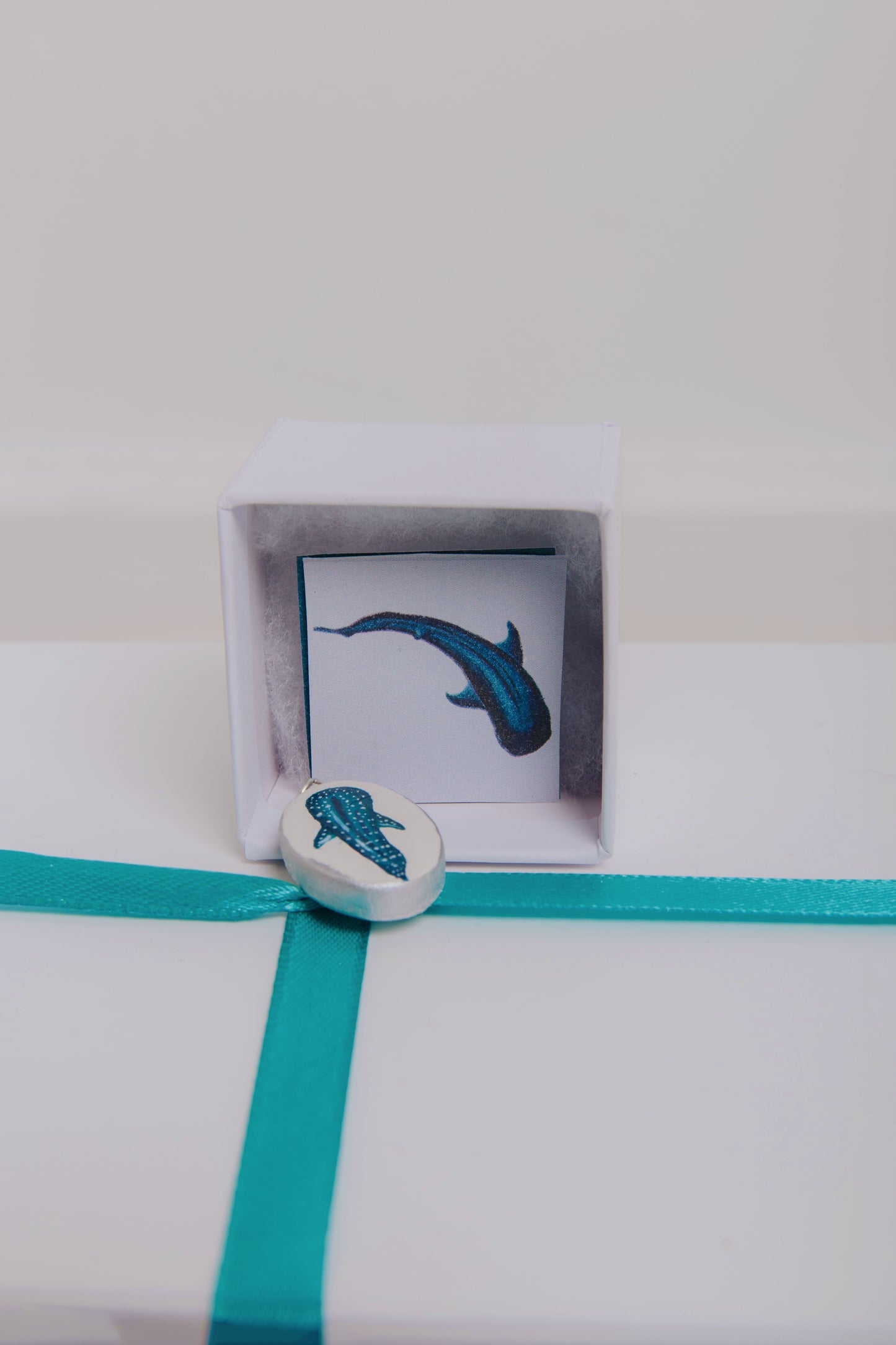 Whale Shark Hand Painted Pendant