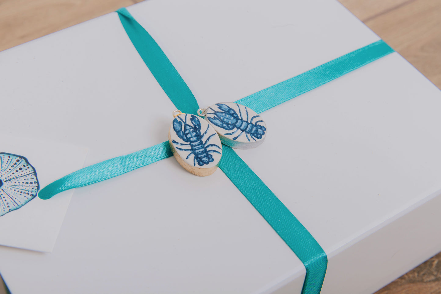 Lobster Hand Painted Pendant