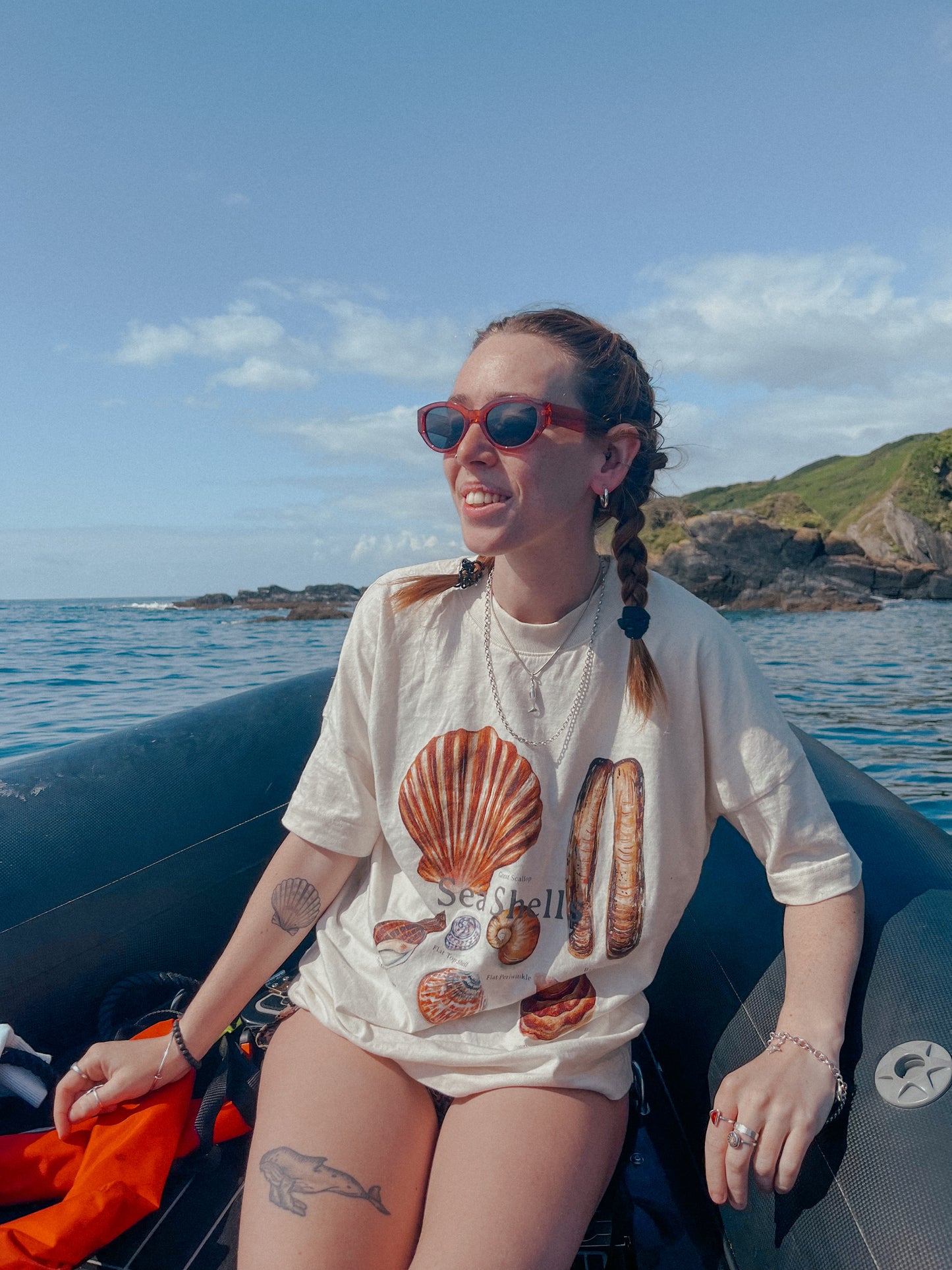 Sea Shells Oversized Tee