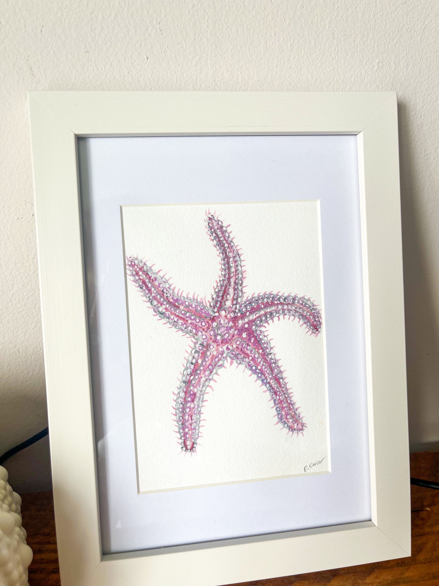 Spiny Starfish Mini Original Watercolour