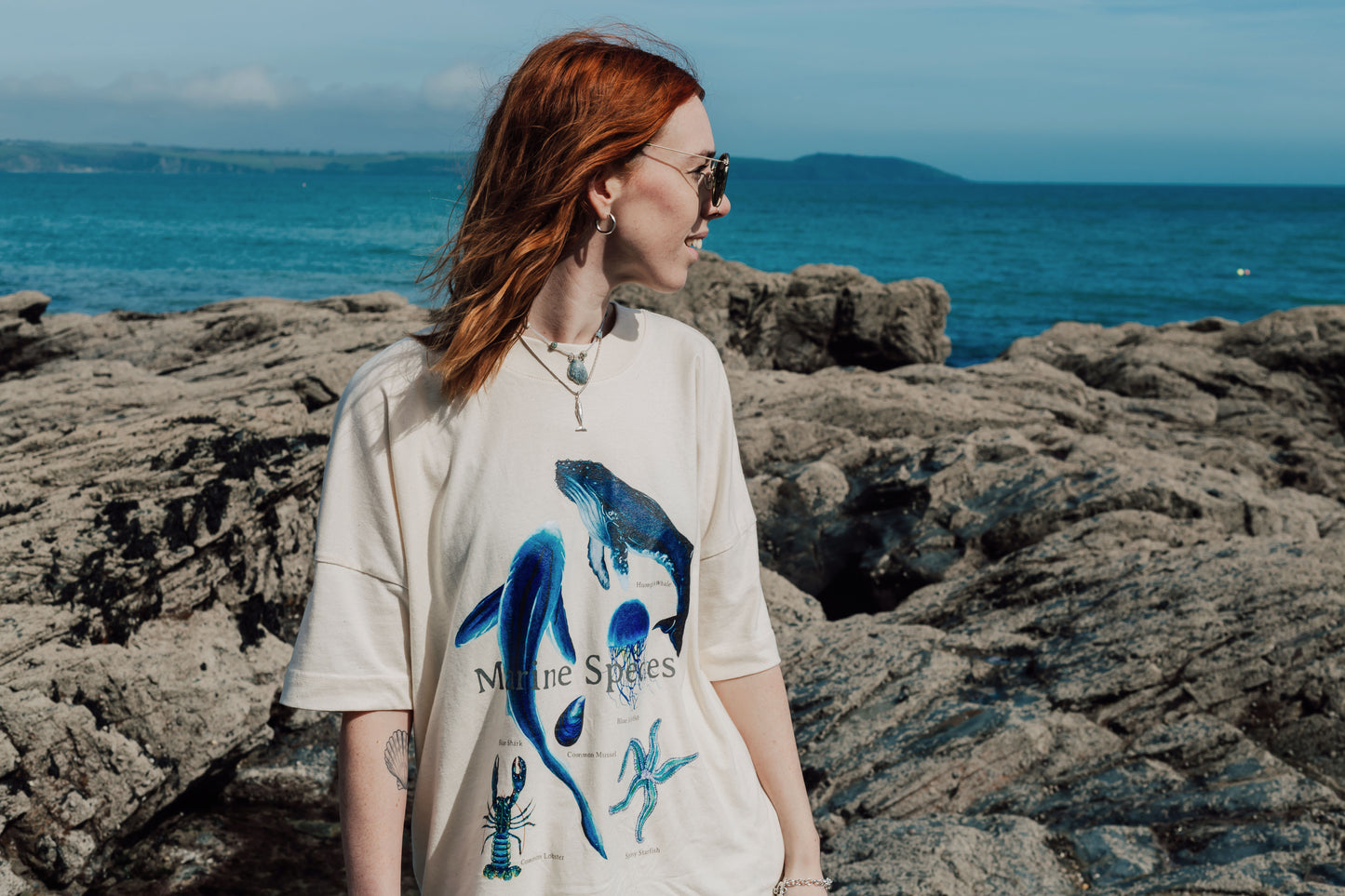 Marine Species Oversized Tee