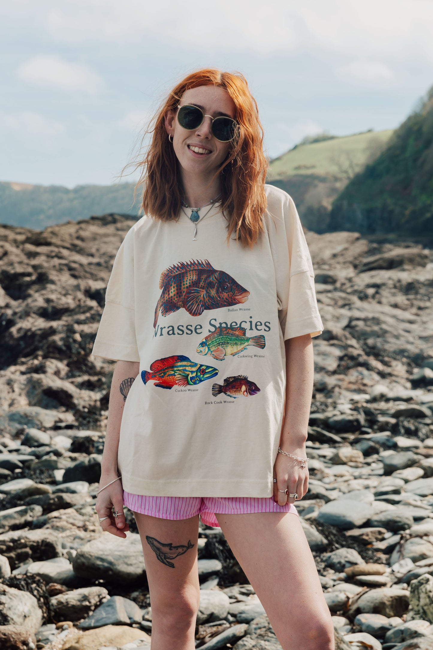 Wrasse Species Oversized Tee