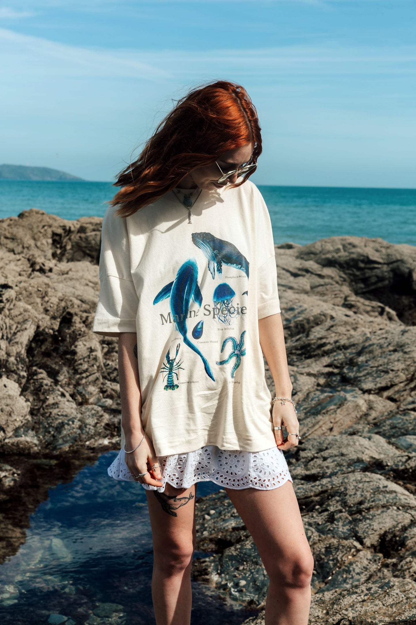 Marine Species Oversized Tee