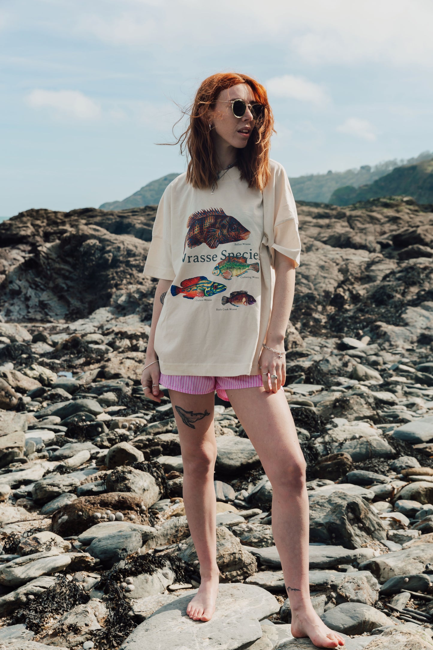 Wrasse Species Oversized Tee