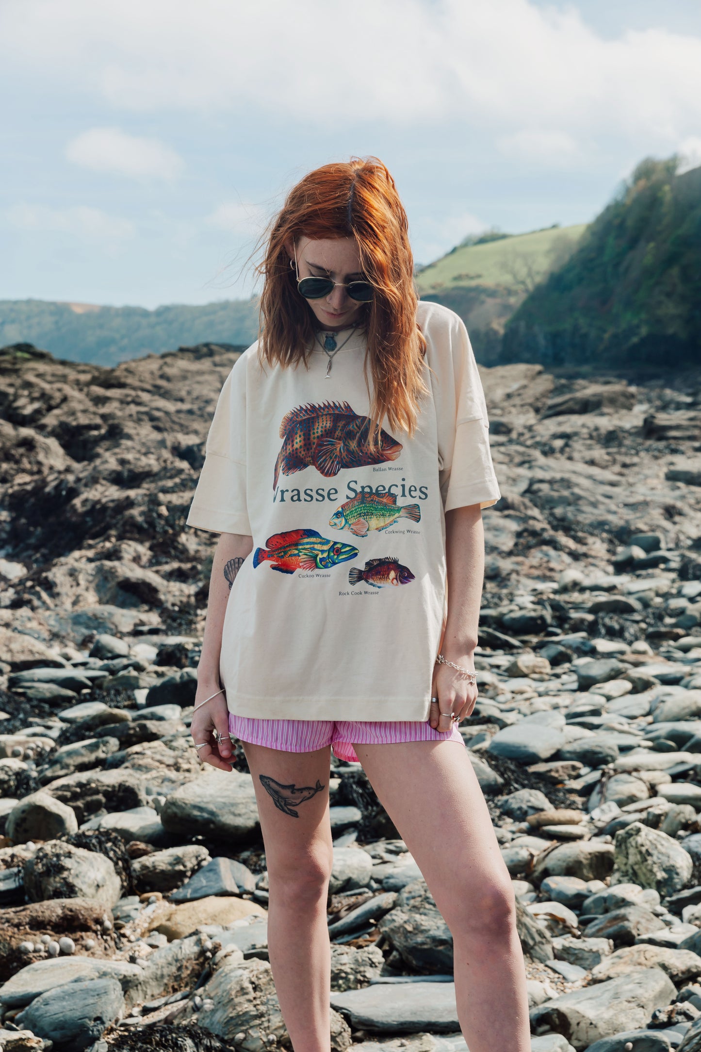 Wrasse Species Oversized Tee
