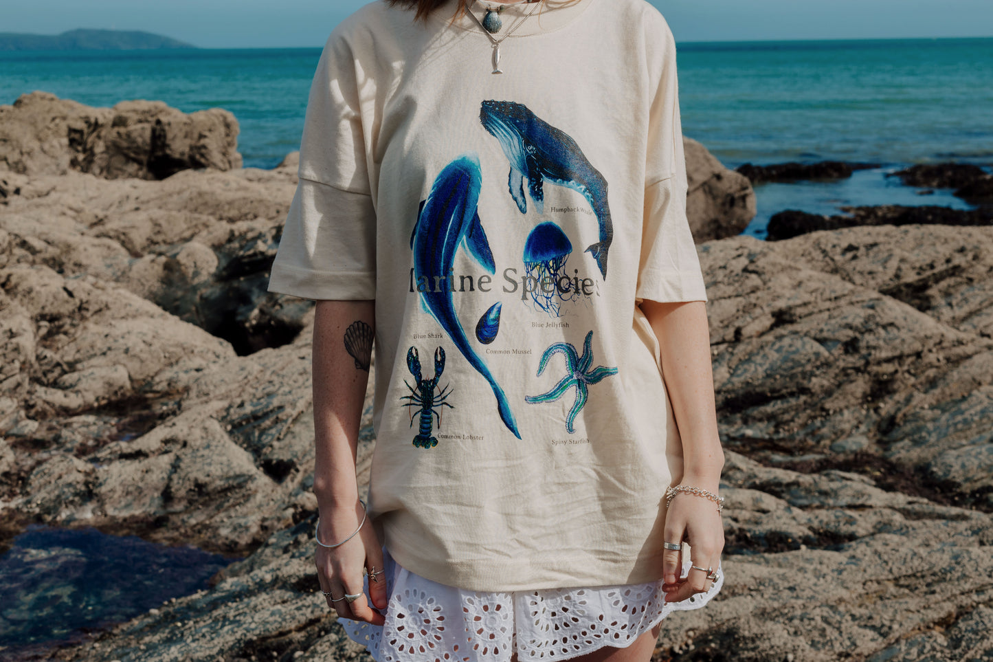Marine Species Oversized Tee