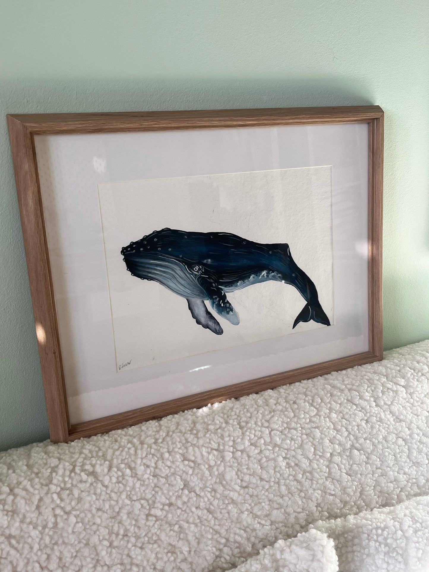 Humpback Whale Original Watercolour Painting