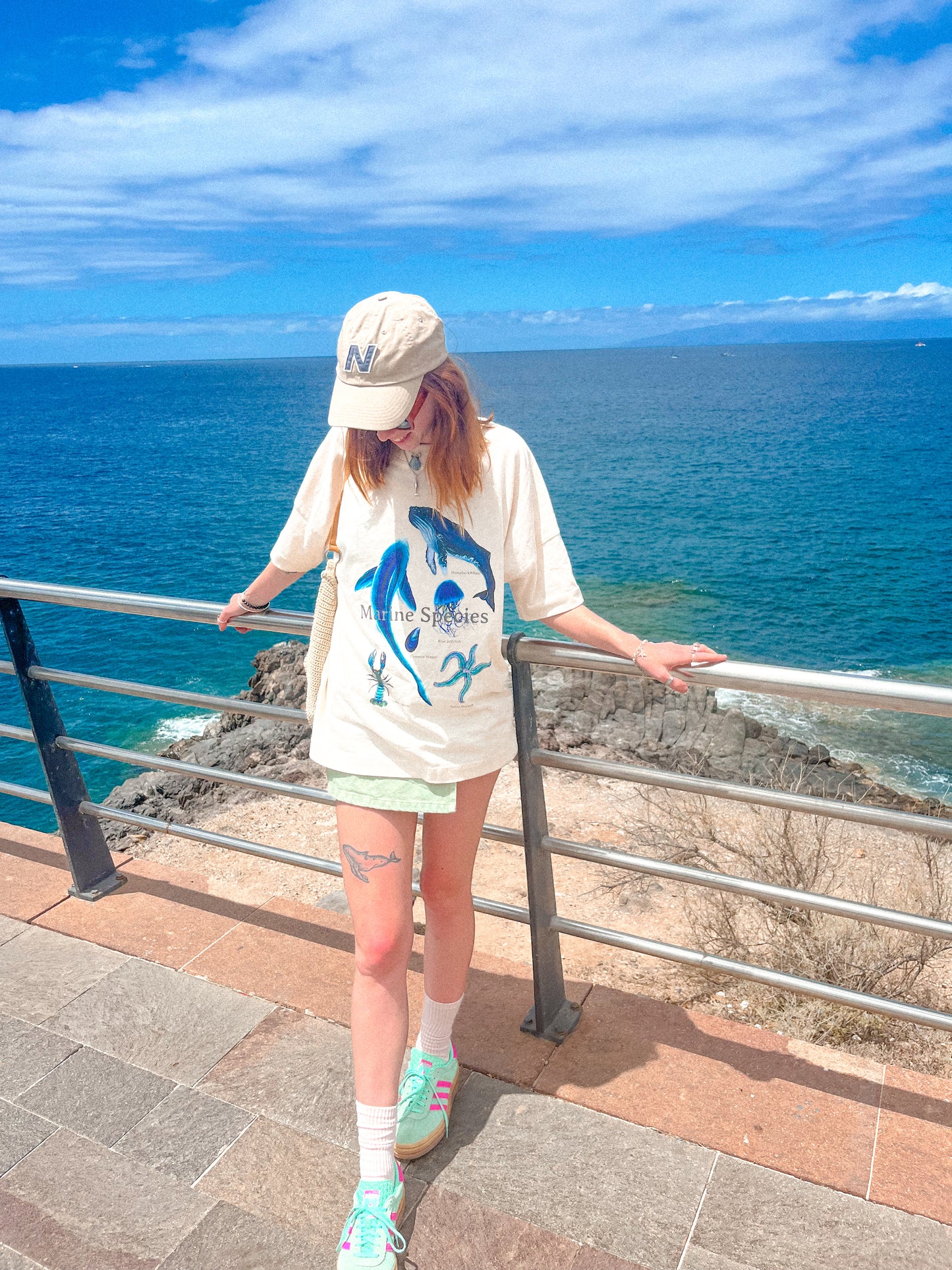 Marine Species Oversized Tee