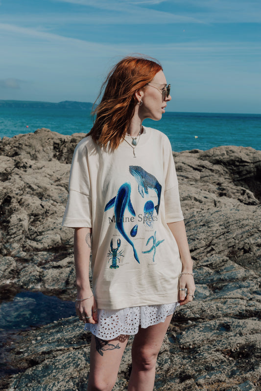 Marine Species Oversized Tee