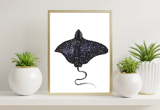 Eagle Ray Archival Art Print