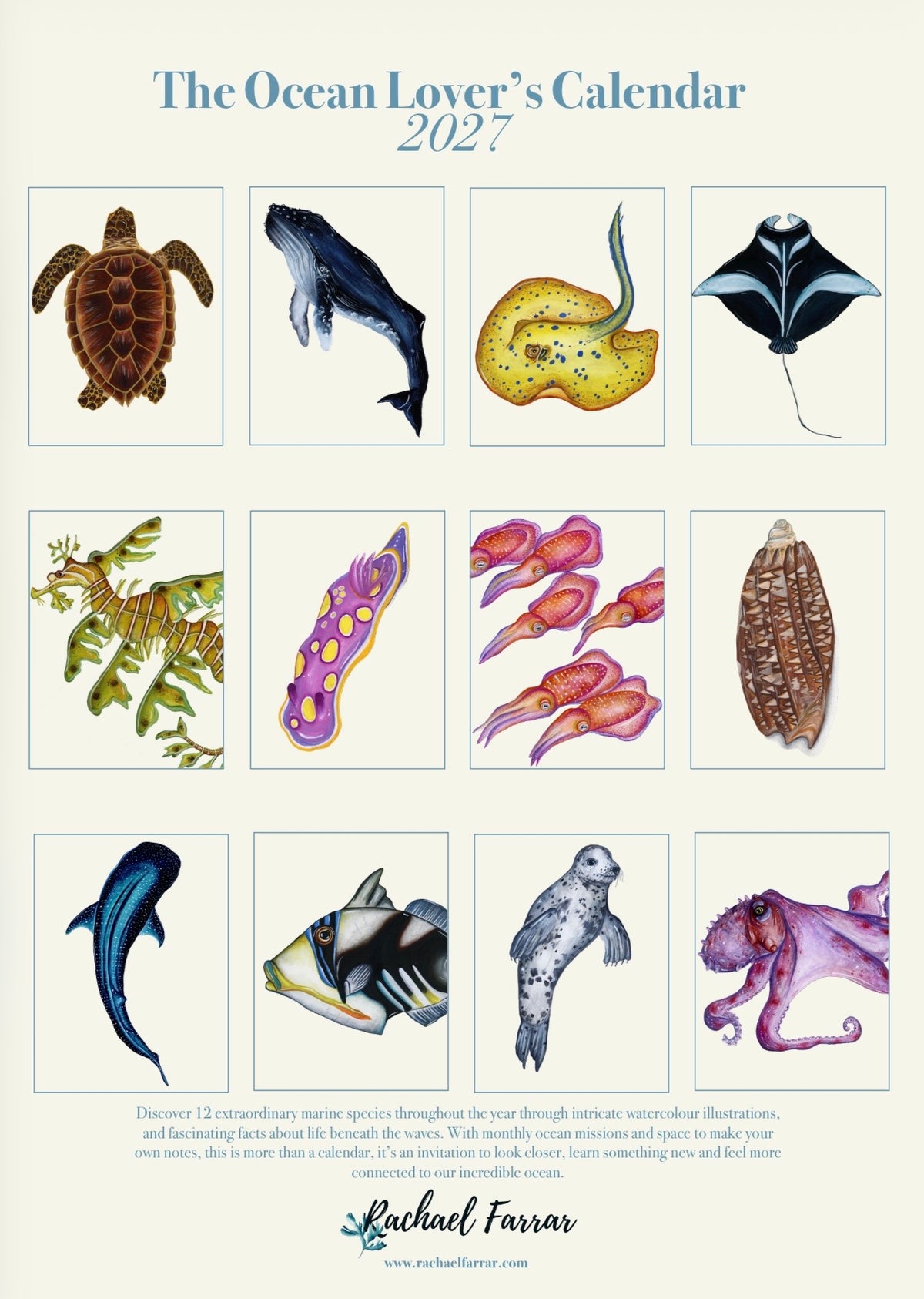 The Ocean Lover’s Calendar
