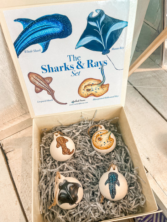 Sharks & Rays Bauble Set