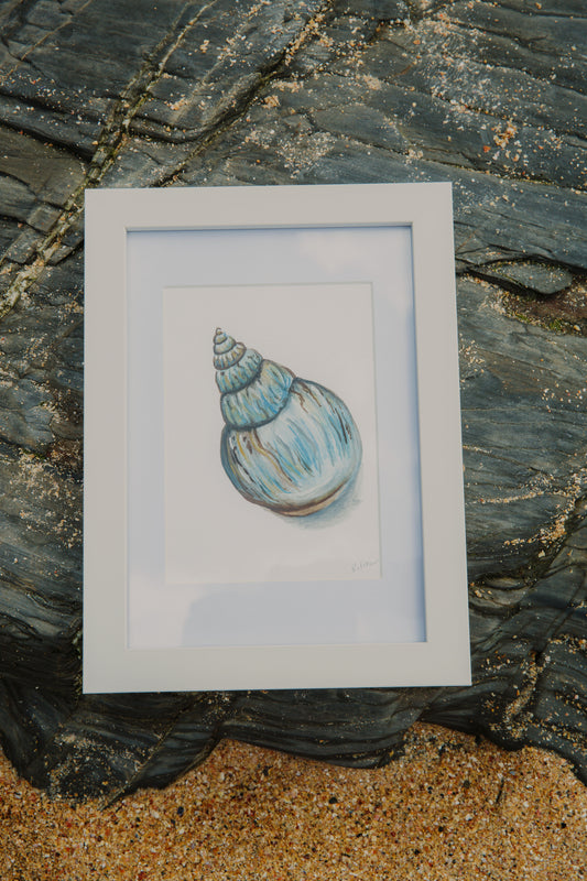 Blue Periwinkle Mini Original Watercolour