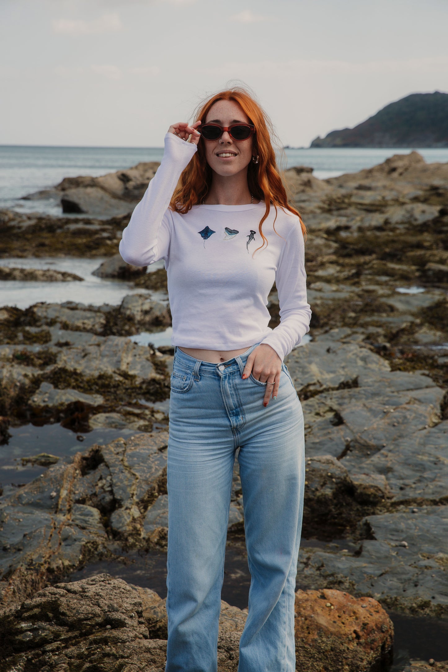 The Tooth & Tides Long Sleeve Baby Tee