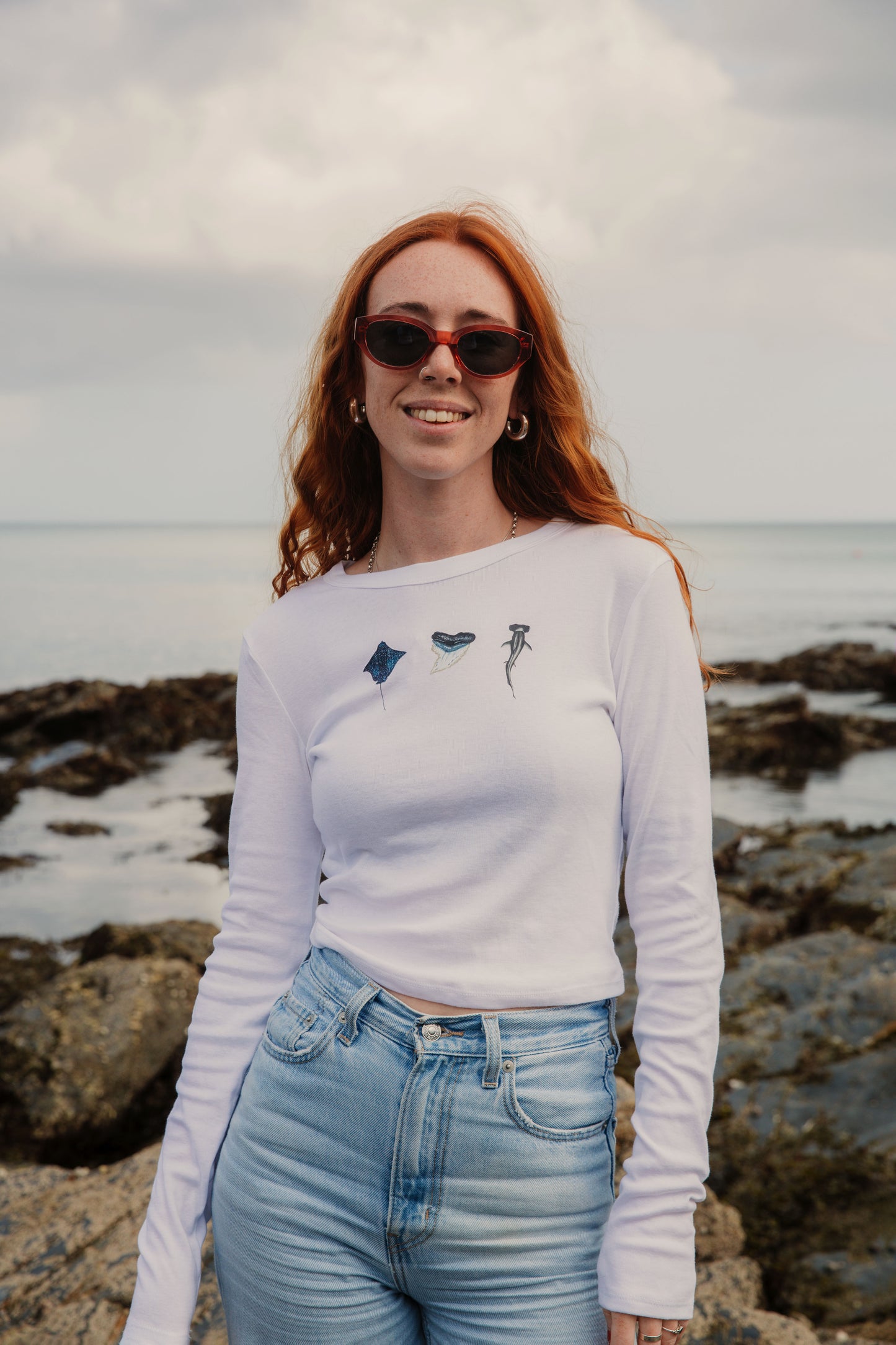 The Tooth & Tides Long Sleeve Baby Tee