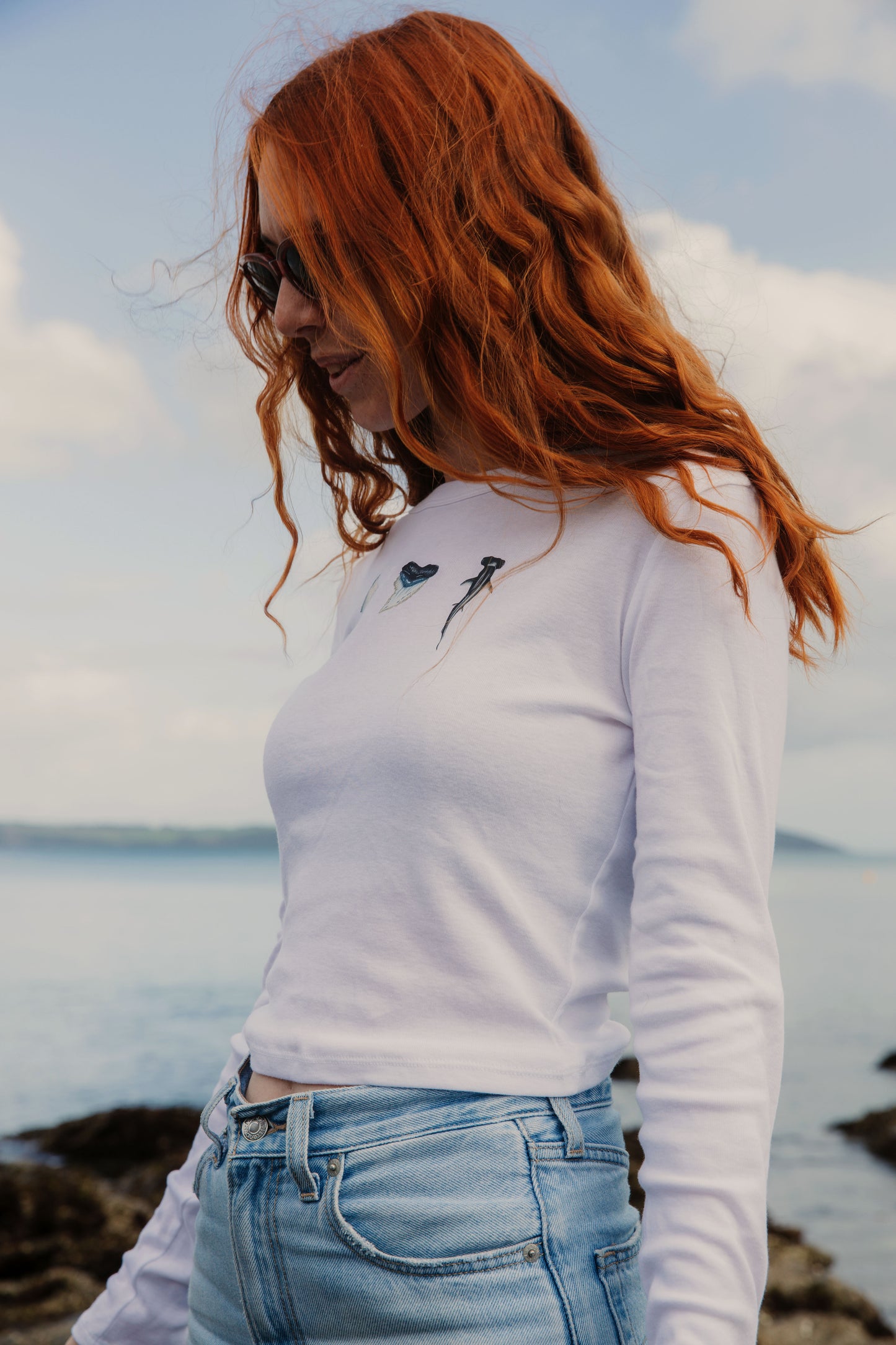 The Tooth & Tides Long Sleeve Baby Tee