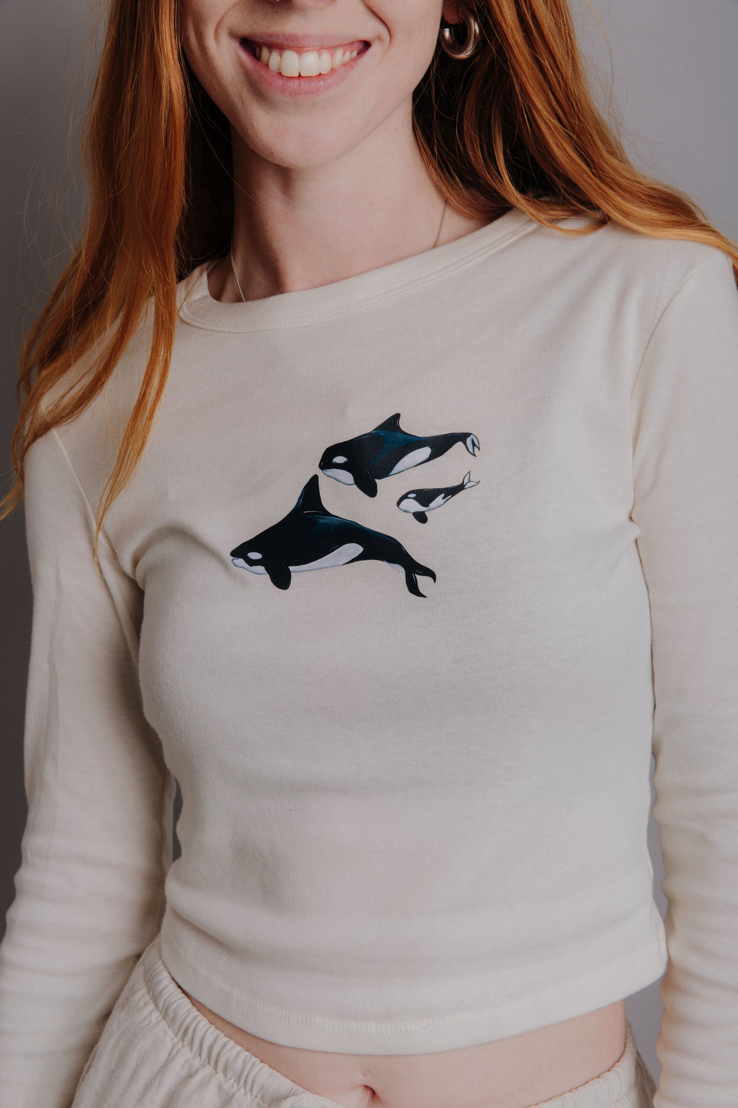Orca Long Sleeve Baby Tee
