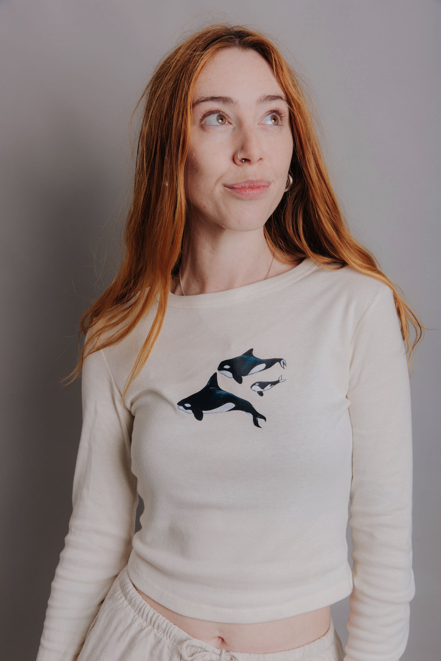 Orca Long Sleeve Baby Tee