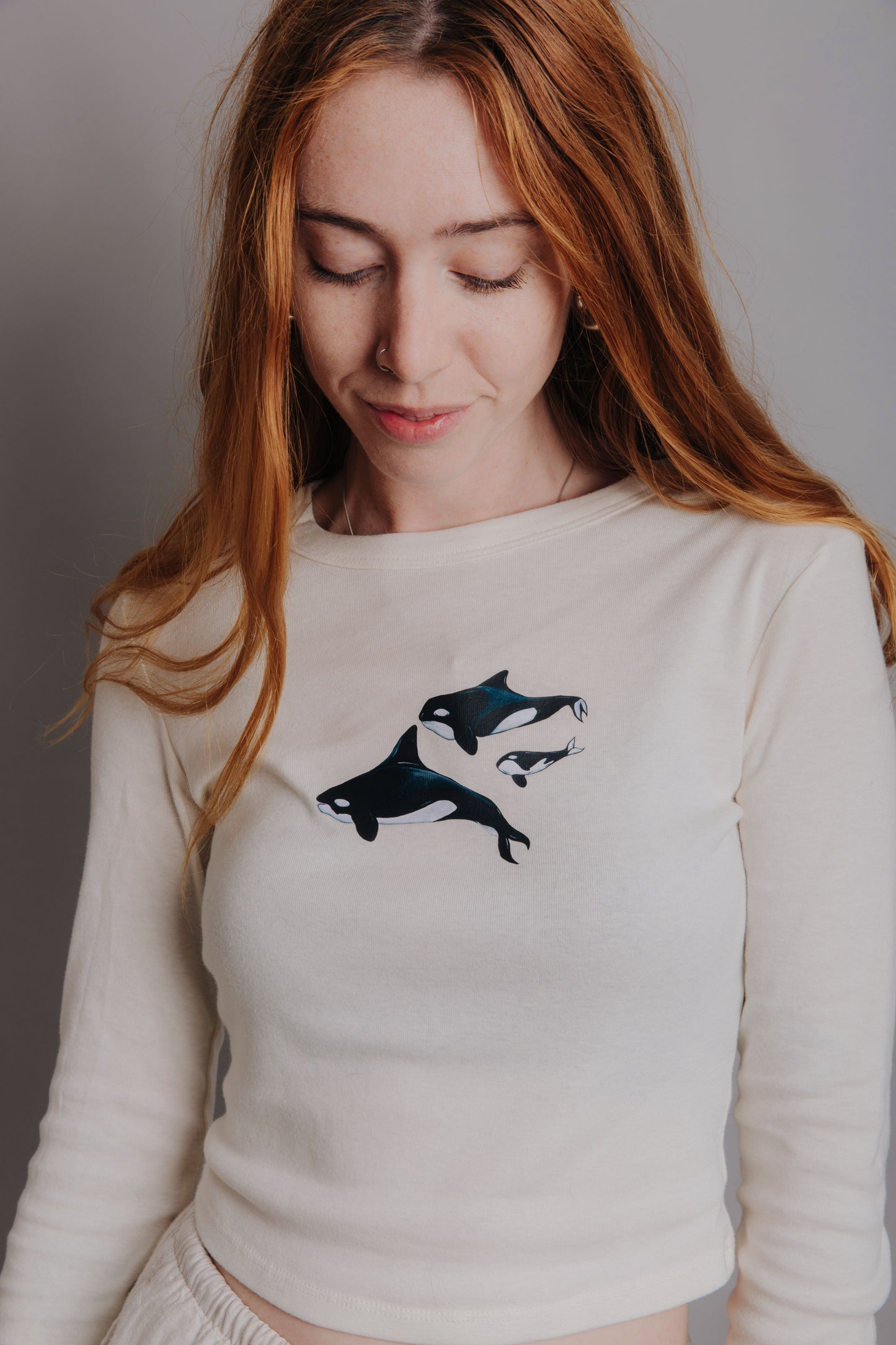 Orca Long Sleeve Baby Tee