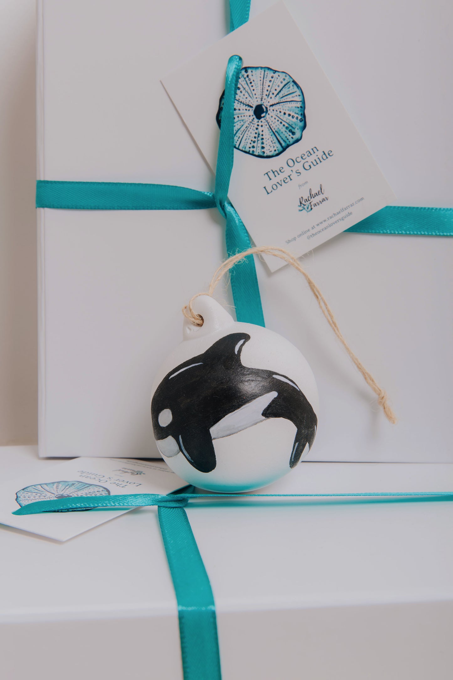 Orca Hand Painted Bauble