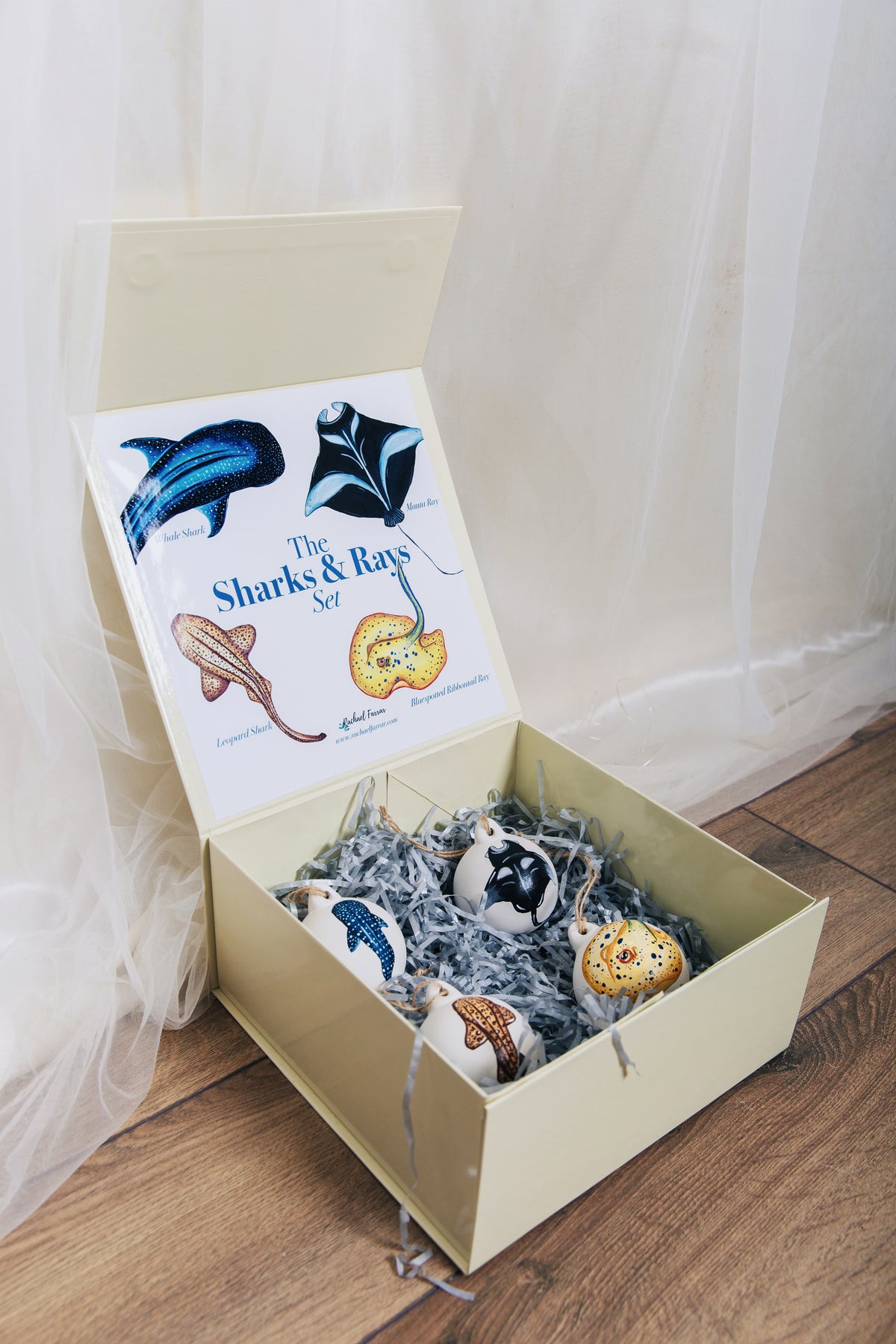 Sharks & Rays Bauble Set