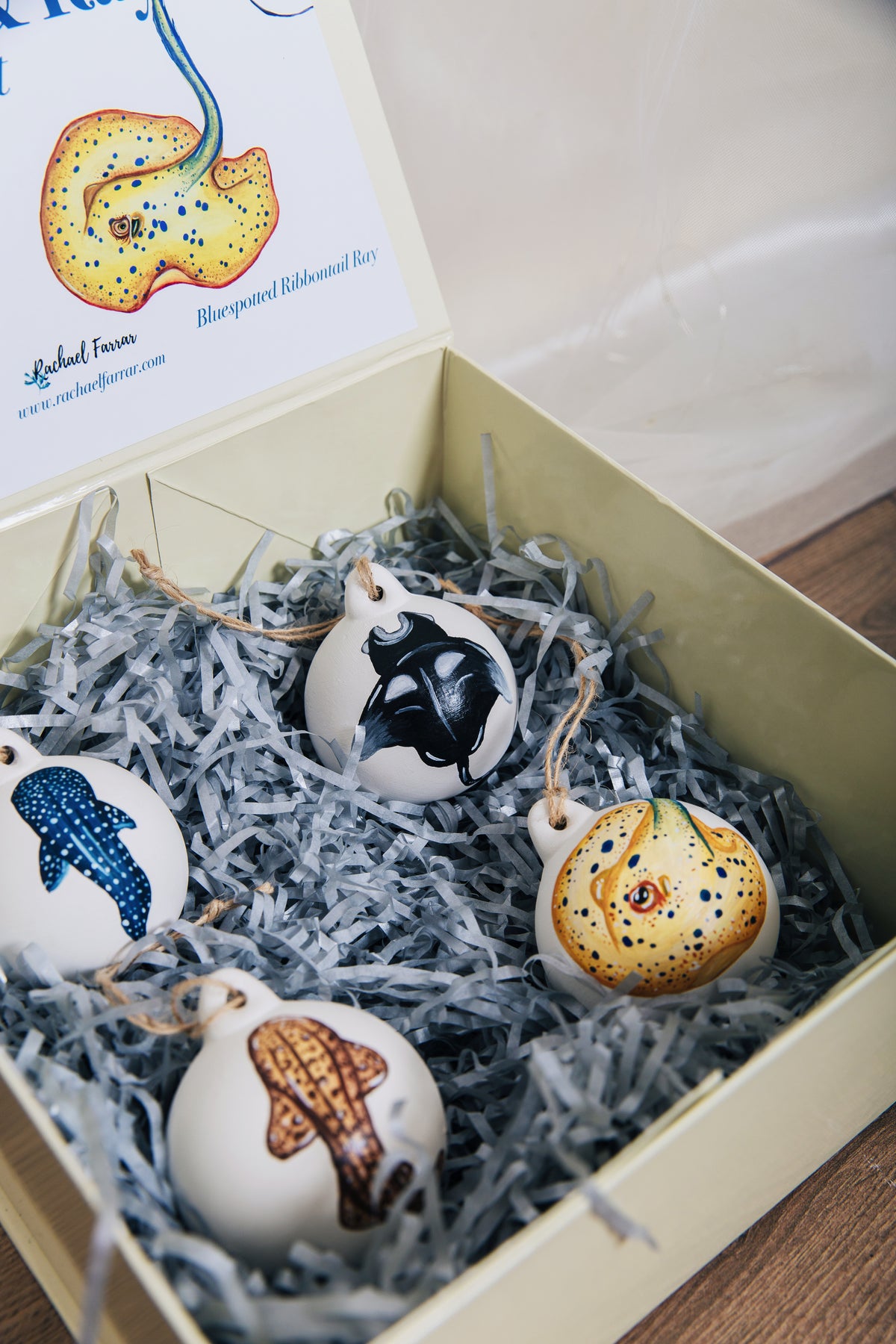 Sharks & Rays Bauble Set