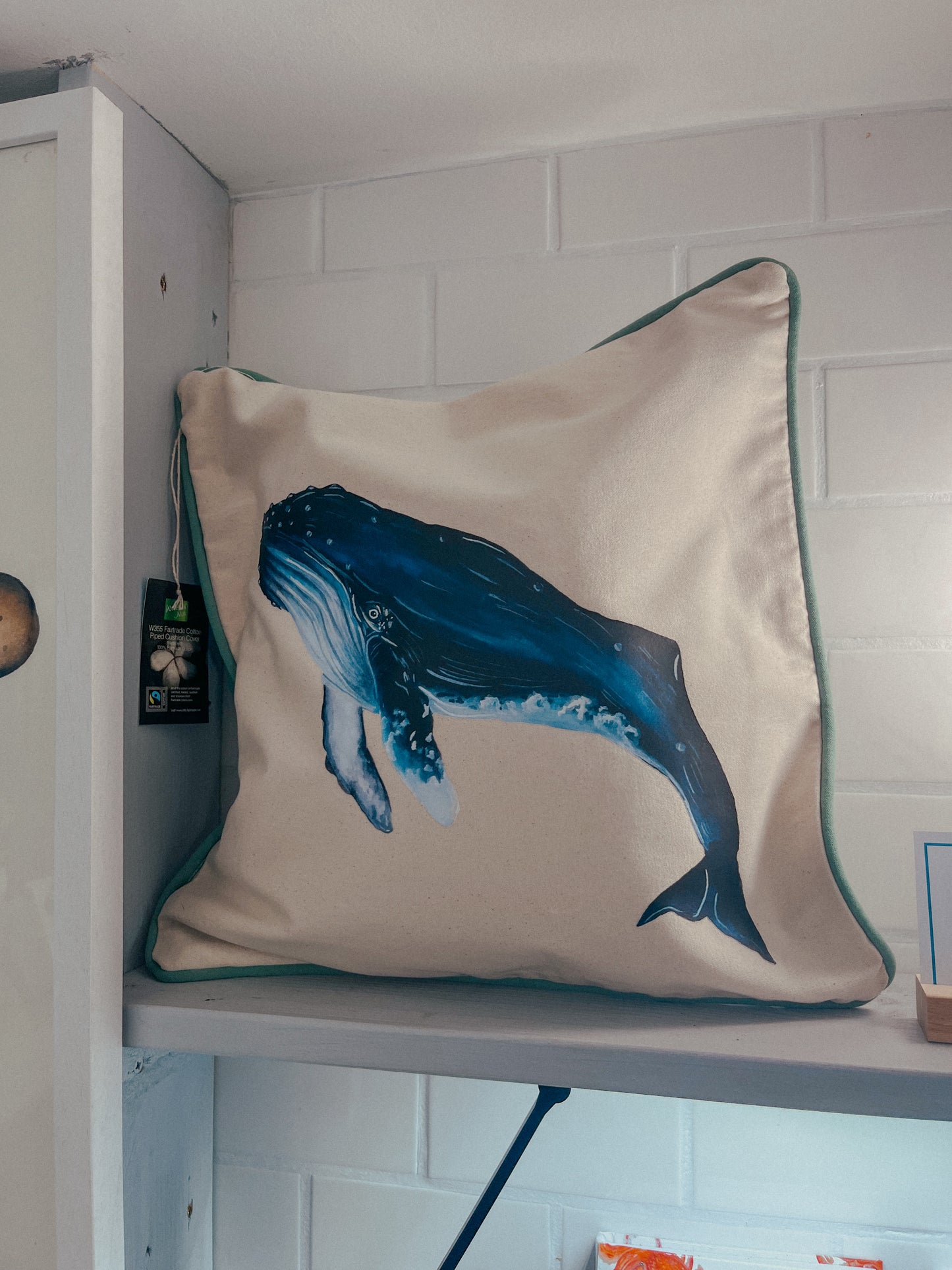 Humpback Whale Cushion Cover