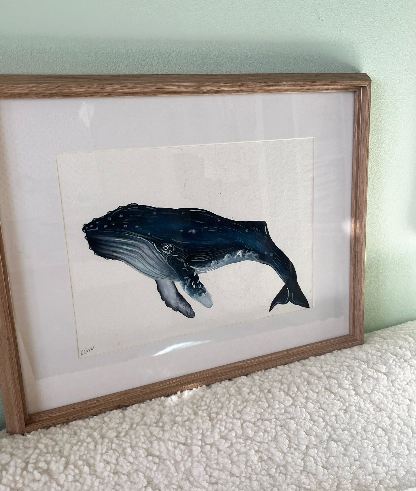 Humpback Whale Original Watercolour Painting