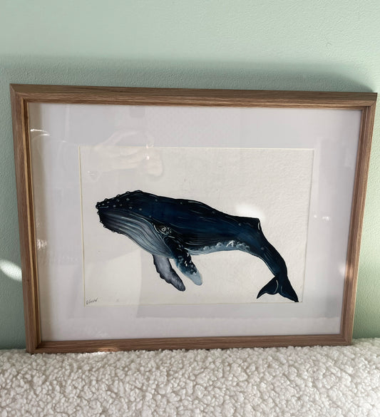 Humpback Whale Original Watercolour Painting