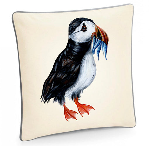 Puffin Cushion Cover