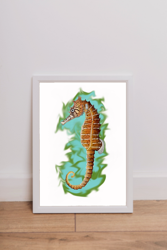 The Seahorse Bloom Fine Art Print