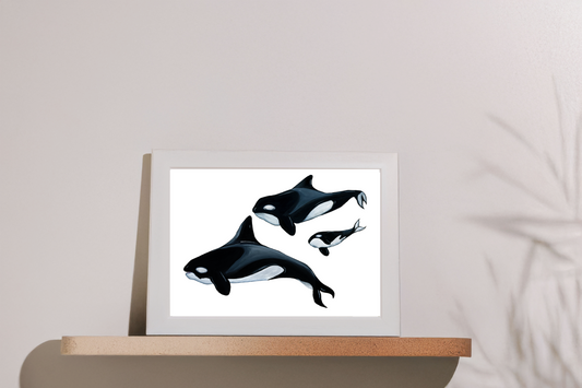 Orca Pod Fine Art Print