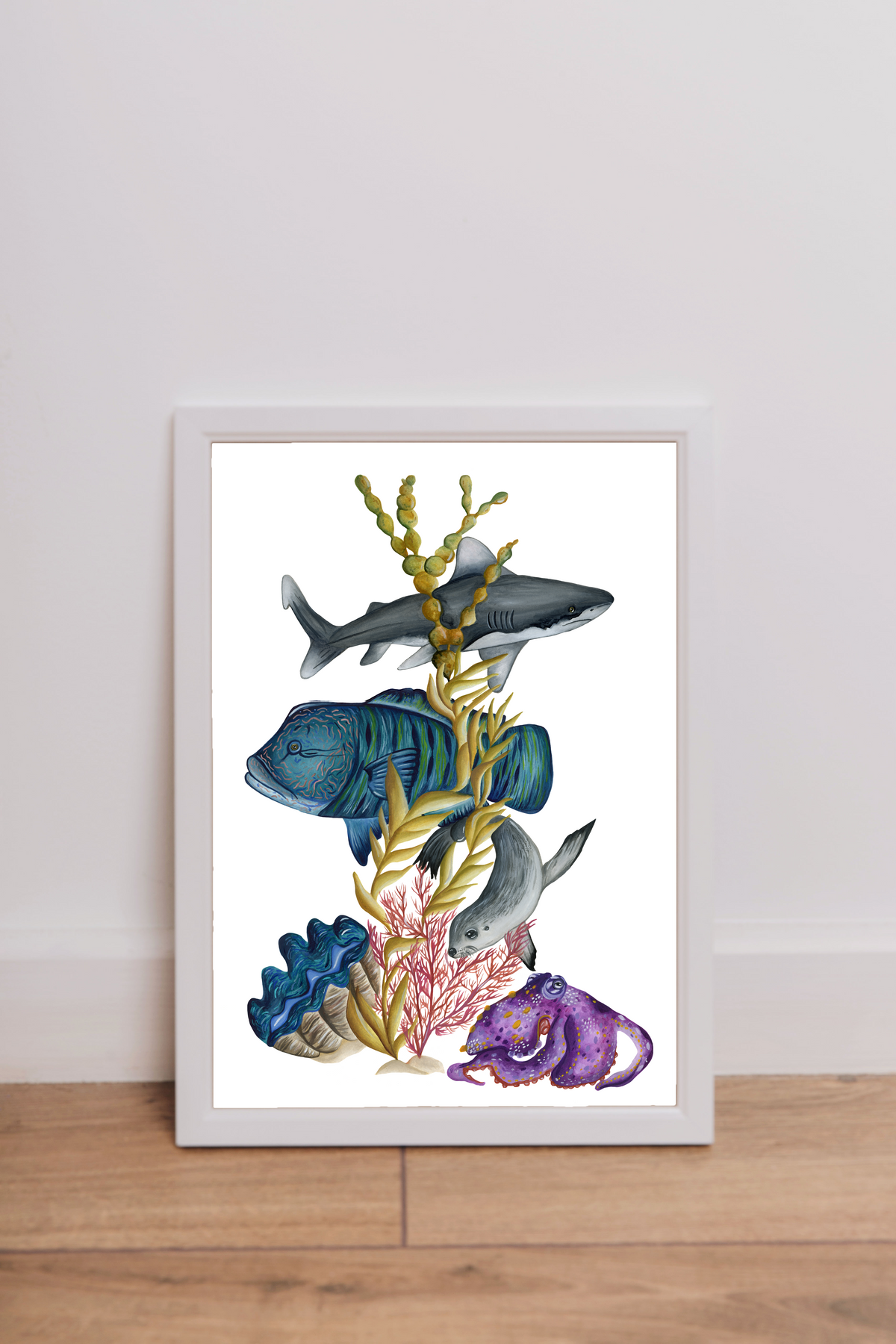 Reef Life in Motion Fine Art Print